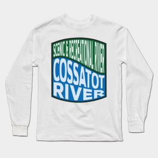 Cossatot River Scenic and Recreational River wave Long Sleeve T-Shirt